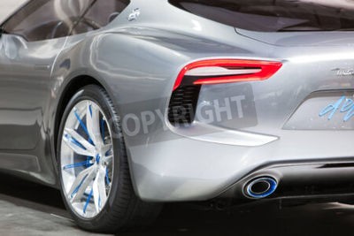 Papier peint  DETROIT - Janvier 15: Le panneau de custode du 13ème Janvier prototype Maserati Alfieri, 2015 au North American International Auto Show 2015 à Detroit, Michigan.