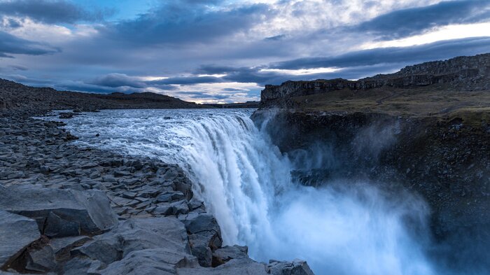 Papier peint  Dettifoss, Islande