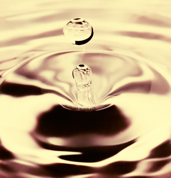 Papier peint  Deux gouttes d'eau