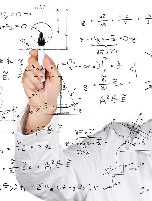 Papier peint  diagrammes de Physique et de formules