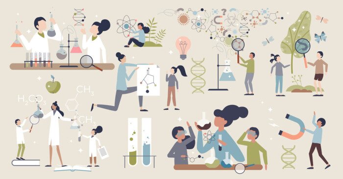 Papier peint  Différentes matières scolaires