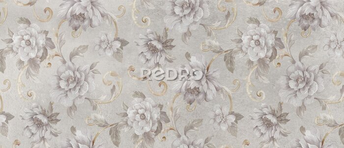 Papier peint  Digital colorful wall tile design for washroom and kitchen