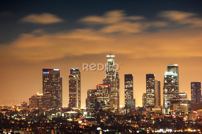 Papier peint  Downtown Los Angeles horizon