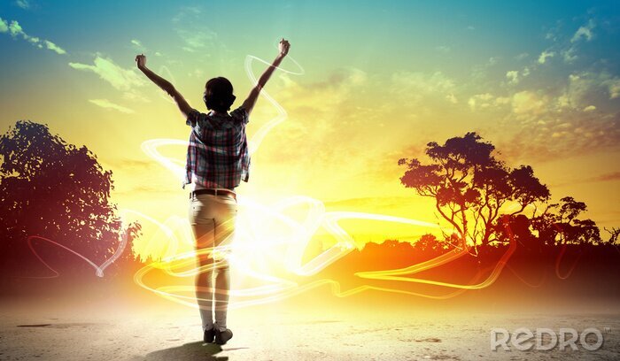 Papier peint  Echauffement dans un climat exotique