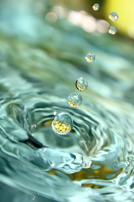 Papier peint  Effet dynamique et eau