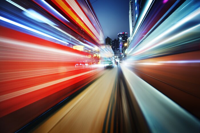 Papier peint  Effet futuriste et effet de profondeur