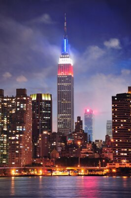 Papier peint  Empire State Building de nuit