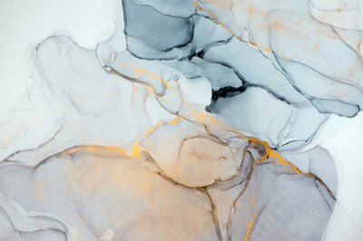 Papier peint  Encre, peinture, résumé. Gros plan de la peinture. Fond de peinture abstraite coloré. Peinture à l'huile très texturée. Détails de haute qualité. Alcool à la peinture abstraite moderne, art contempora