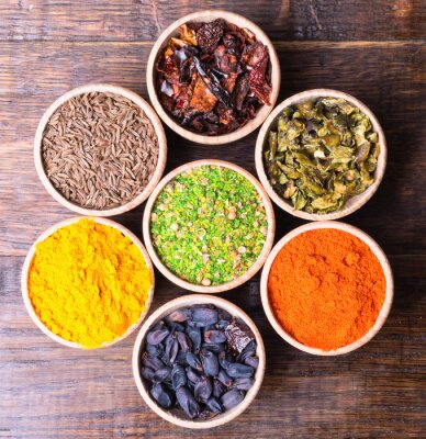 Papier peint  Épices dans la cuisine