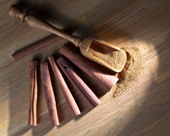 Papier peint  Épices de cuisine cannelle