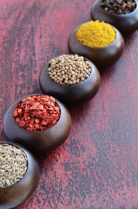 Papier peint  Épices et Inde