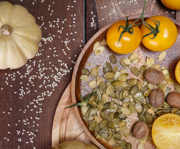 Papier peint  Épices et légumes