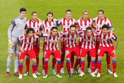 Papier peint  Equipe de joueurs avant le début du match