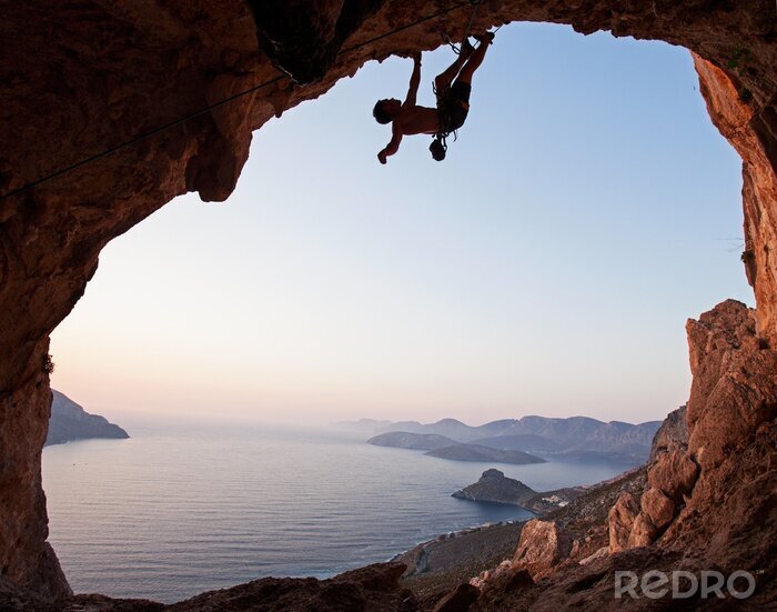 Papier peint  Escalade sportive spectaculaire