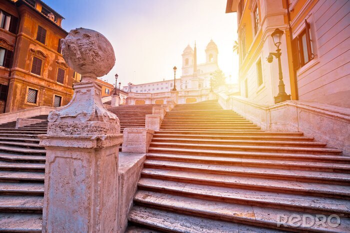 Papier peint  Escalier à Rome