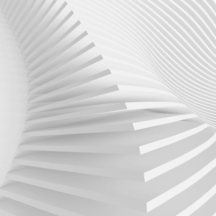 Papier peint  Escalier abstrait en 3D