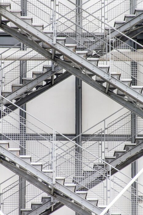 Papier peint  Escalier d'une usine