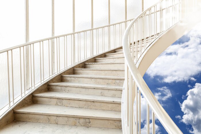 Papier peint  Escalier vers les cieux