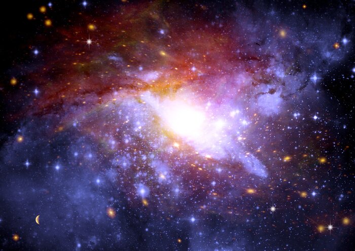 Papier peint  Étoiles dans l'espace et la galaxie