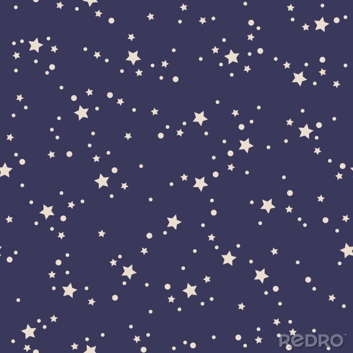 Papier peint  étoiles Seamless