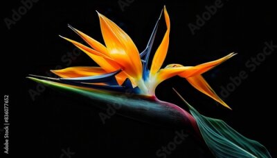 Papier peint  Exotic Elegance: Exploring the Bird of Paradise Flower (Strelitzia)