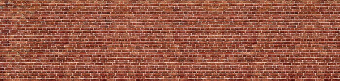 Papier peint  Façade d'une maison en briques rouges