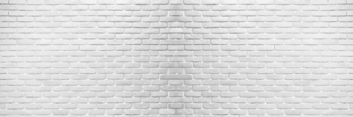 Papier peint  Façade en briques blanches