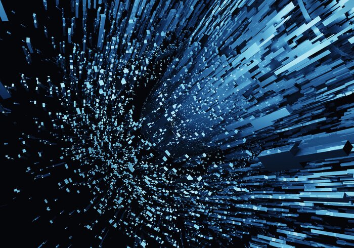 Papier peint  Faisceau d'énergie