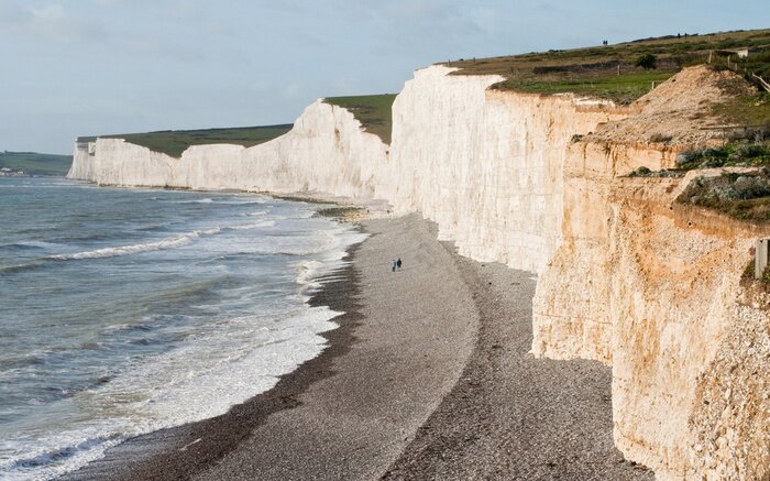 Papier peint  Falaises blanches sur l'océan
