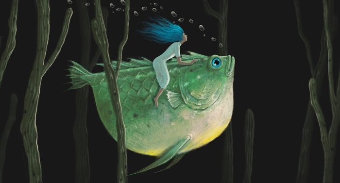 Papier peint  Fantastique voyage sous-marin