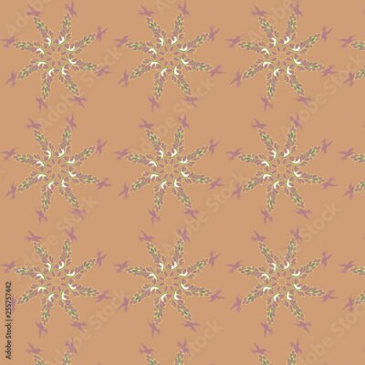 Papier peint  Fantasy seamless vector background. Tropical pattern with exotic flowers, jungle leaves: monstera plant leaf, strelitzia, bird of Paradise. Vintage Botanical delicate drawings in Hawaiian style-Vector