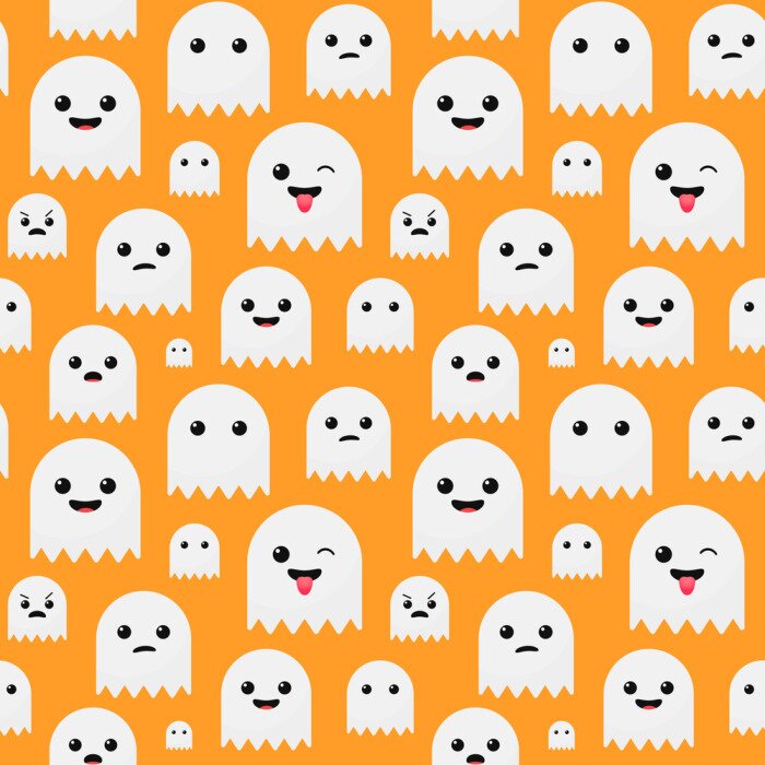 Papier peint  Fantômes souriants