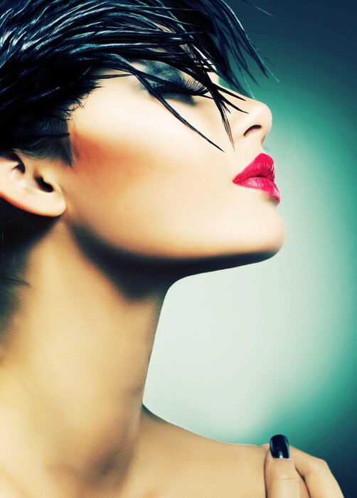 Papier peint  Fashion Art Portrait of beautiful girl. Vogue style Femme