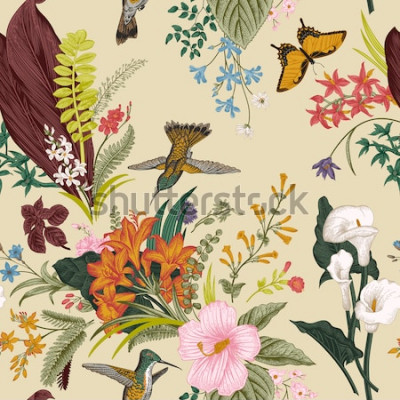 Papier peint  Faune et flore