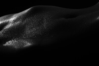 Papier peint  Femme nue humide