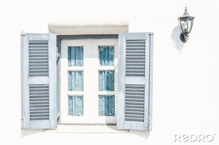 Papier peint  Fenêtre en Grèce