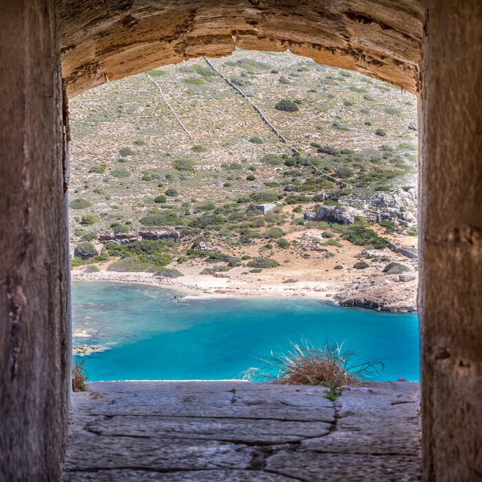 Papier peint  Fenêtre sur la mer