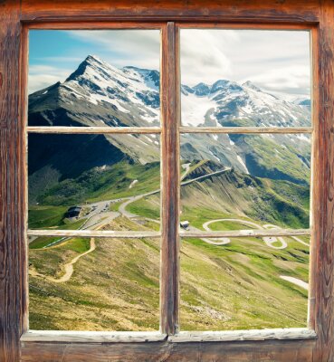Fensterblick Grossglockner