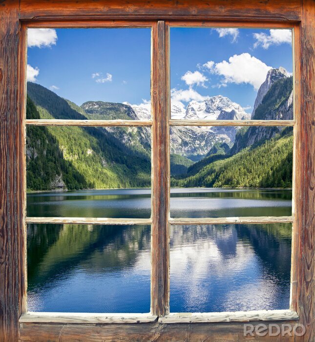 Papier peint  FensterblickGosausee