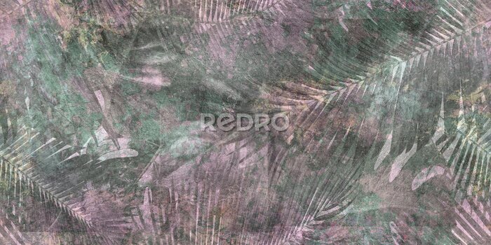 Papier peint  Feuilles avec feuilles