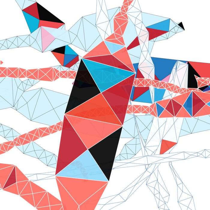 Papier peint  Figures géométriques originales