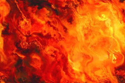 Papier peint  Flamme dans un concept abstrait