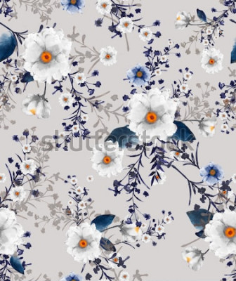 Papier peint  Fleurs sauvages