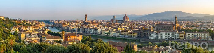 Papier peint  Florence city skyline panorama - Florence - Italy