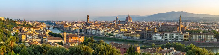 Papier peint  Florence city skyline panorama - Florence - Italy