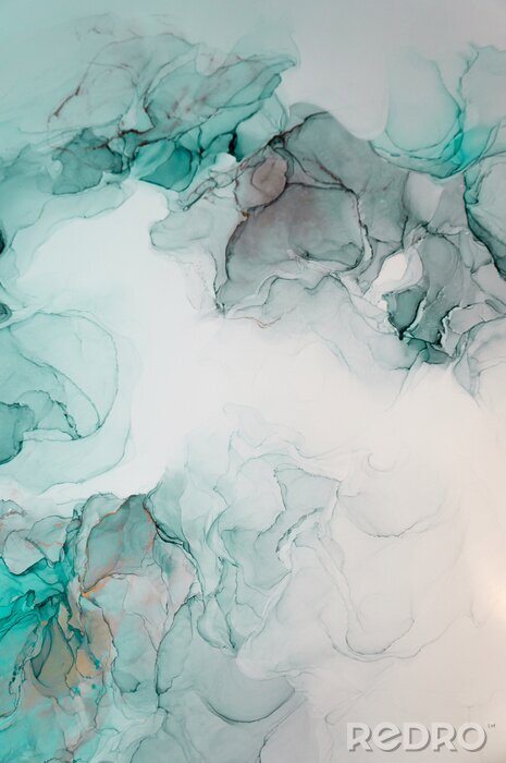 Papier peint  Fond abstrait dans des tons verts