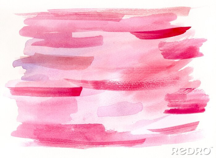 Papier peint  fond aquarelle rose