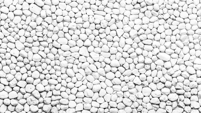 Papier peint  Fond blanc avec des pierres
