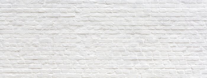 Papier peint  Fond blanc de briques