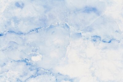 Papier peint  Fond bleu texture marbre pastel dans des motifs naturels avec structure détaillée haute résolution structure brillante et luxueuse, transparente du carrelage en pierre.
